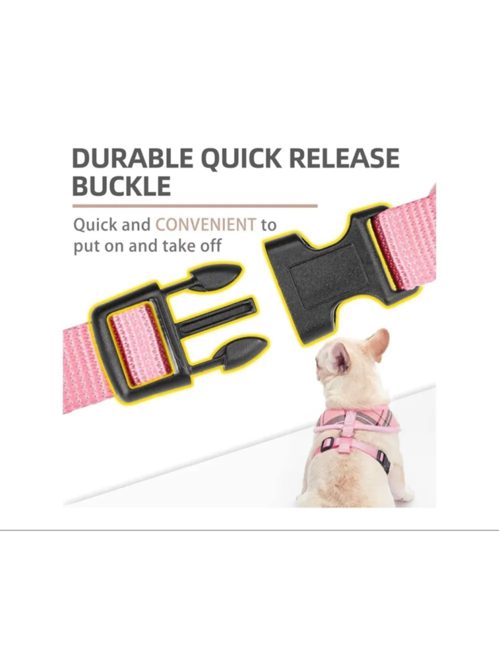 NEW PUPTECK Soft Mesh Dog Harness Leash Set Pet Puppy Cat Comfort Padded Vest L